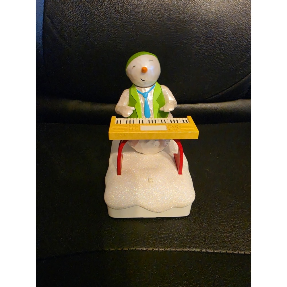 Hallmark 2010 Wireless Snowman Band Keyboard Ken Music & Motion Works Great